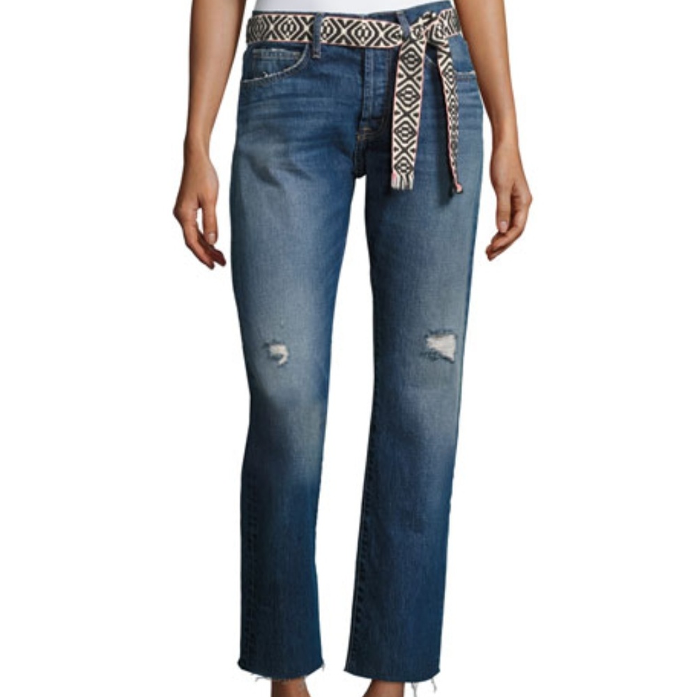 Current Elliot The Crossover Straight Leg Jean 28